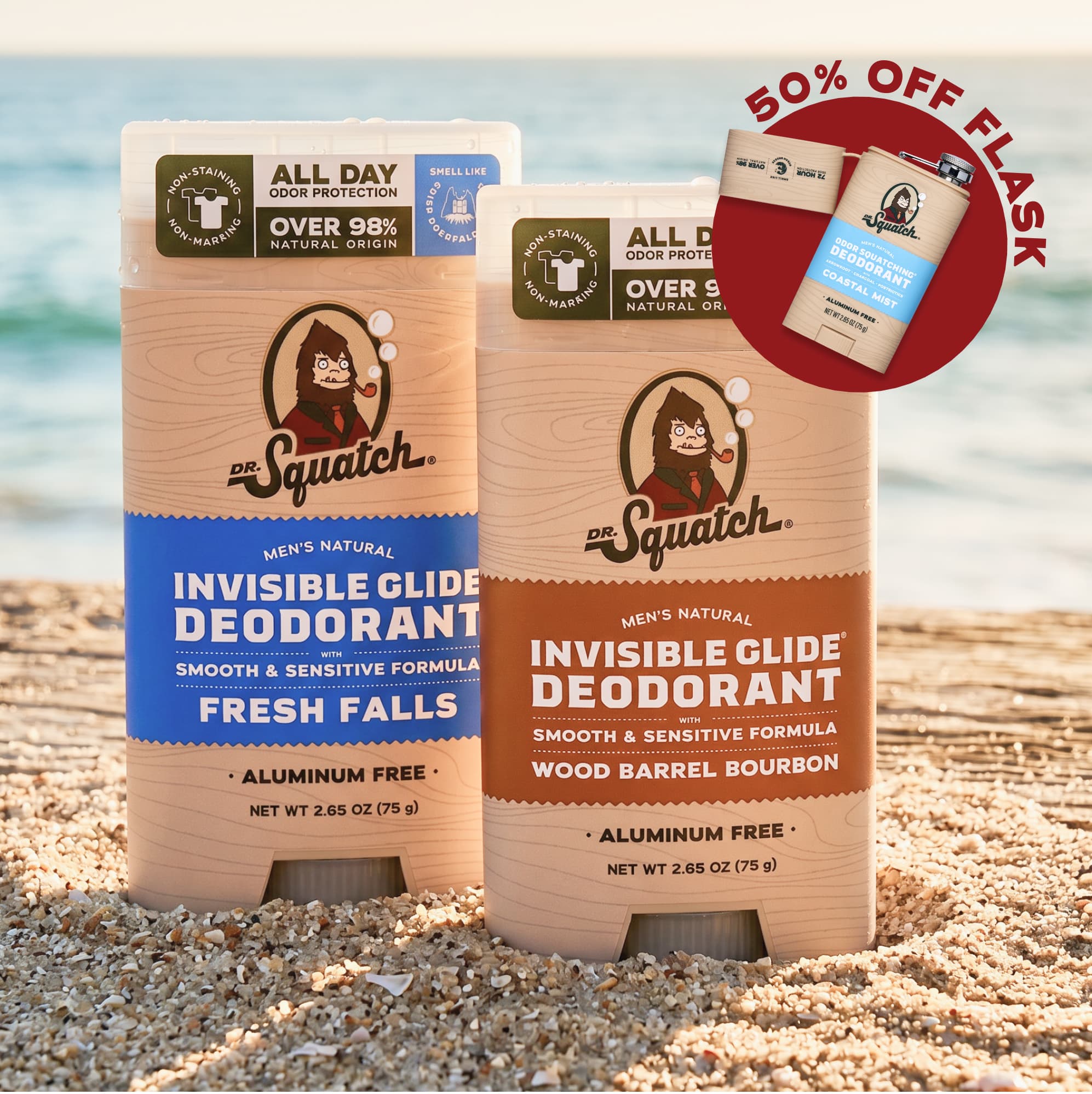 2-Pack Glide + Deo Flask